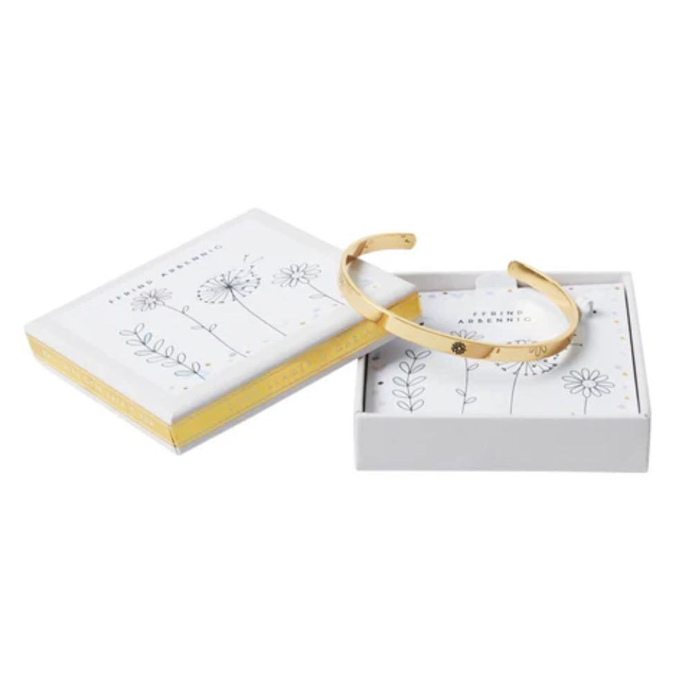 Belly Button 'Ffrind Arbennig' Gold Plated Bangle