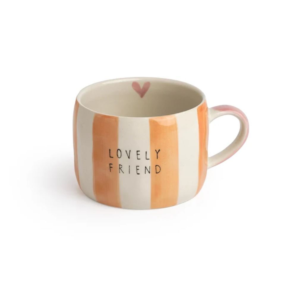 Belly Button Lovely Friend Stoneware Mug