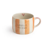 Belly Button Lovely Friend Stoneware Mug