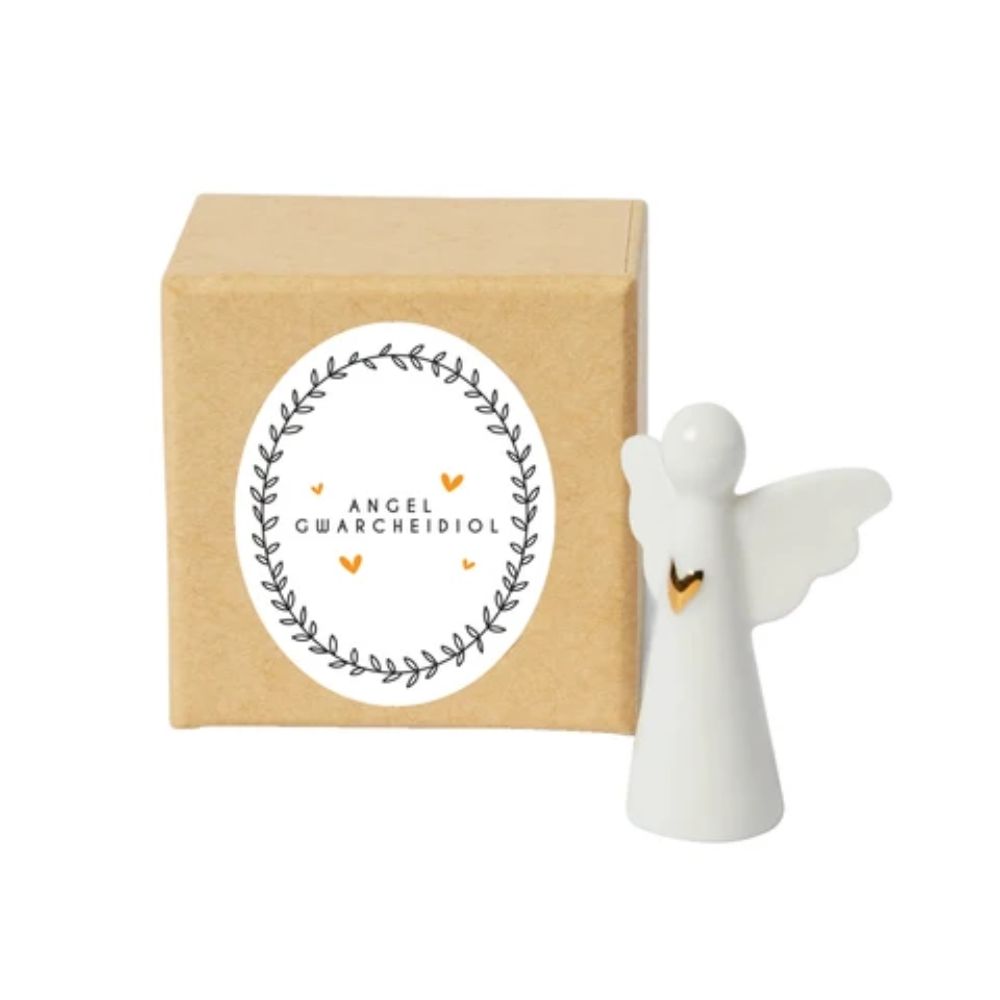 Belly Button Welsh Guardian Angel Token in Box