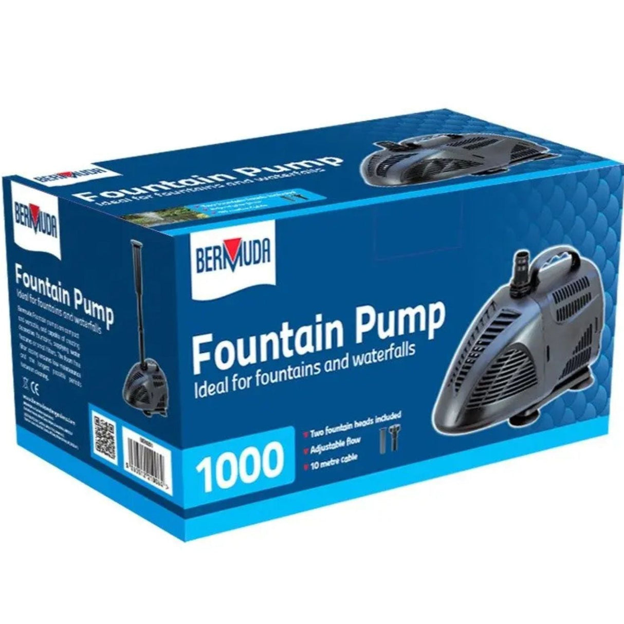 Bermuda 1000 Submersible Pond Pump - Old Railway Line Garden Centre