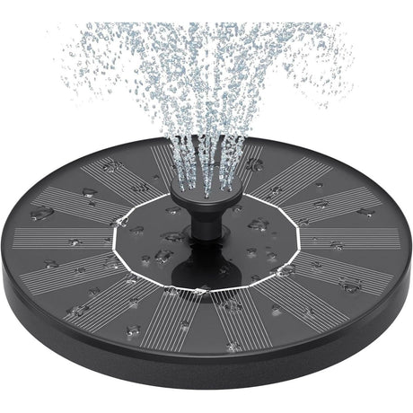 Bermuda 165Lph Solar Floating Pond Pump Fountain - Old Railway Line Garden Centre