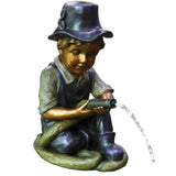 Bermuda 36cm Boy with Hose Pond Ornament