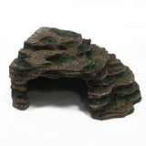 Betta 14cm Large Brown Cave Aquarium Ornament - Old Railway Line Garden Centre