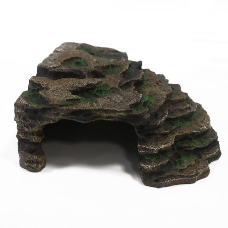 Betta 14cm Large Brown Cave Aquarium Ornament - Old Railway Line Garden Centre