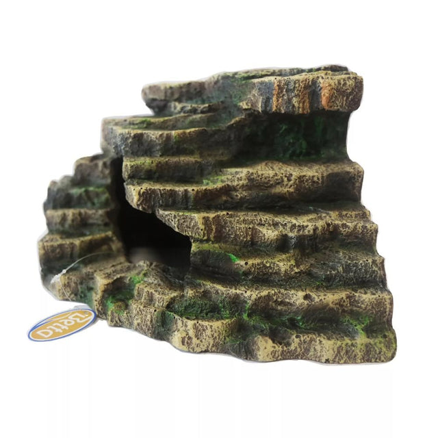 Betta Choice 18cm Stone Stairway Corner Piece Aquarium Ornament - Old Railway Line Garden Centre