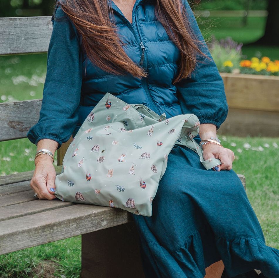 Wrendale 43cm 'Woodlanders' Woodland animal Foldable Shopping Bag