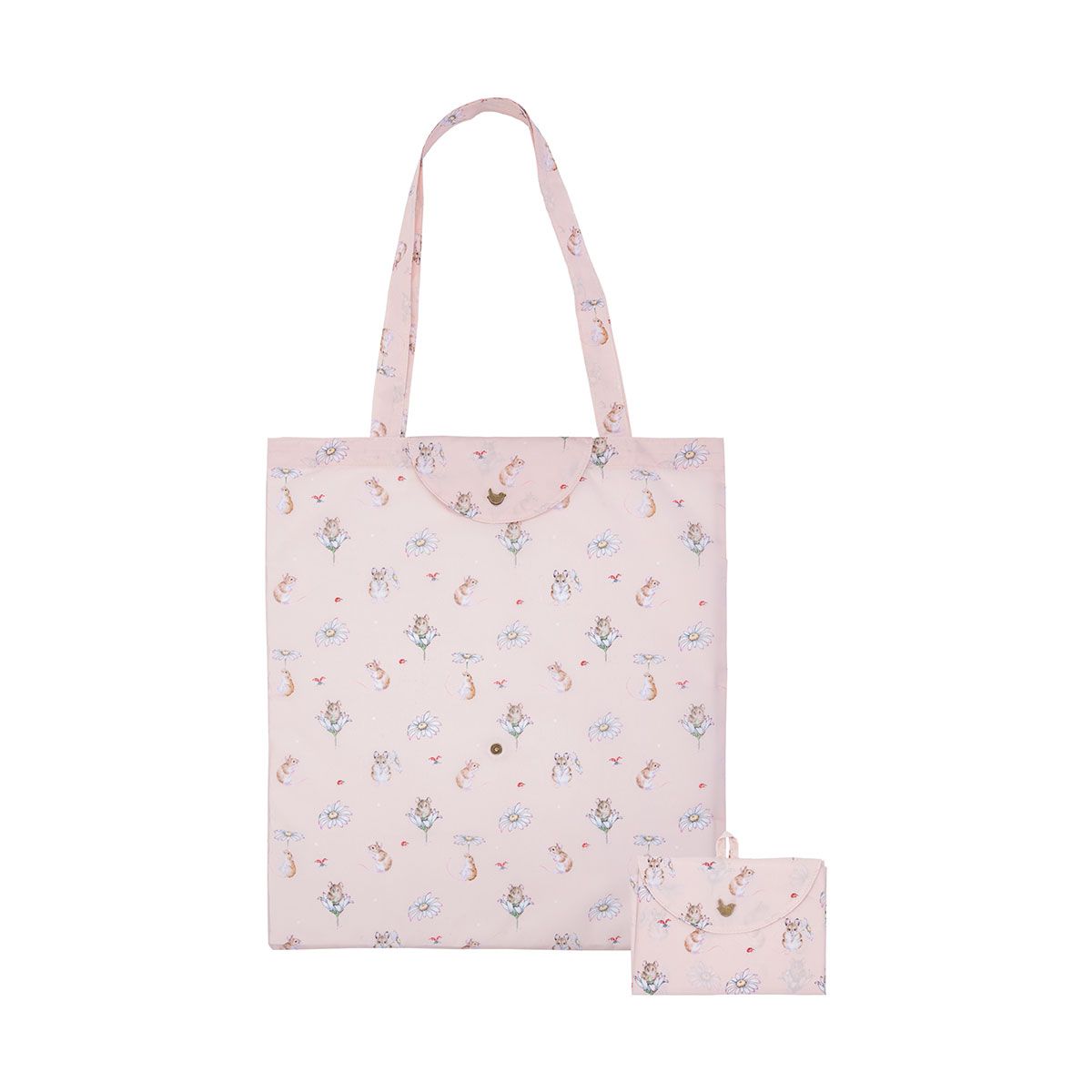 Wrendale 43cm 'Oops a Daisy' Mouse Foldable Shopping Bag