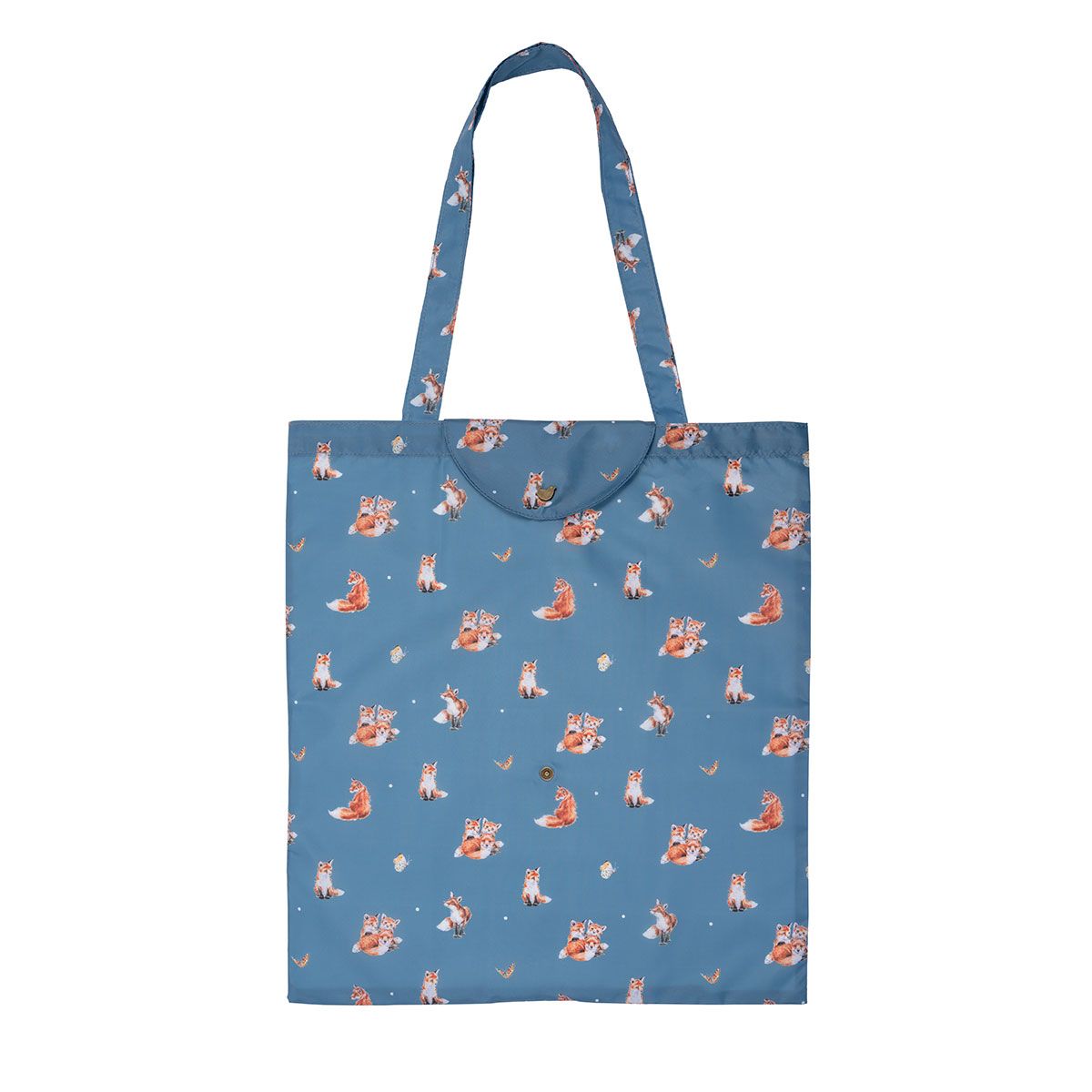 Wrendale 43cm 'Born to be Wild' fox Foldable Shopping Bag