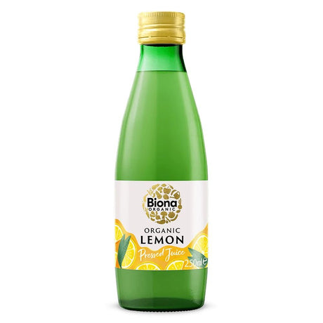 Biona Organic 250ml Lemon Juice - Old Railway Line Garden Centre