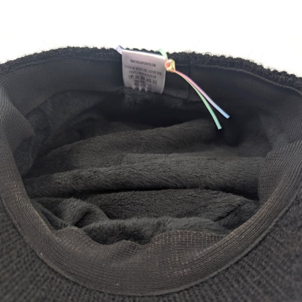 Black Ginger Baker Boy Hat - Black