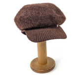 Black Ginger Baker Boy Hat - Chocolate Brown