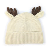 Black Ginger Childrens Reindeer Antler Hat (3-8yrs) - Cream
