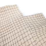Black Ginger Laxia - Check Tasseled Poncho - Cream/Brown