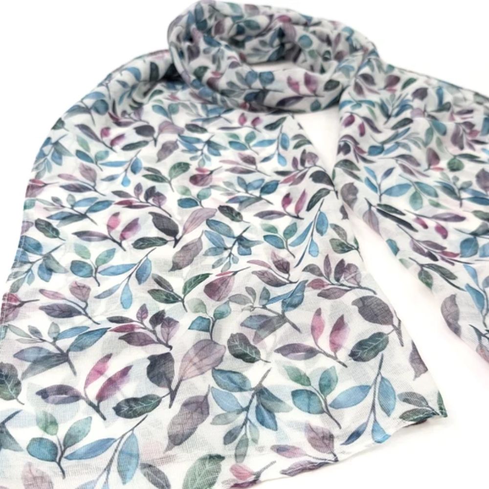 Black Ginger Love Them and Leaf Them Scarf (70x180cm) - Exclusive Design