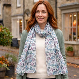 Black Ginger Love Them and Leaf Them Scarf (70x180cm) - Exclusive Design