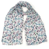 Black Ginger Love Them and Leaf Them Scarf (70x180cm) - Exclusive Design