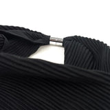Black Ginger Magnetic Scarf - Petra - Black