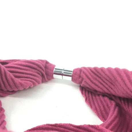 Black Ginger Magnetic Scarf - Petra - Dark Pink
