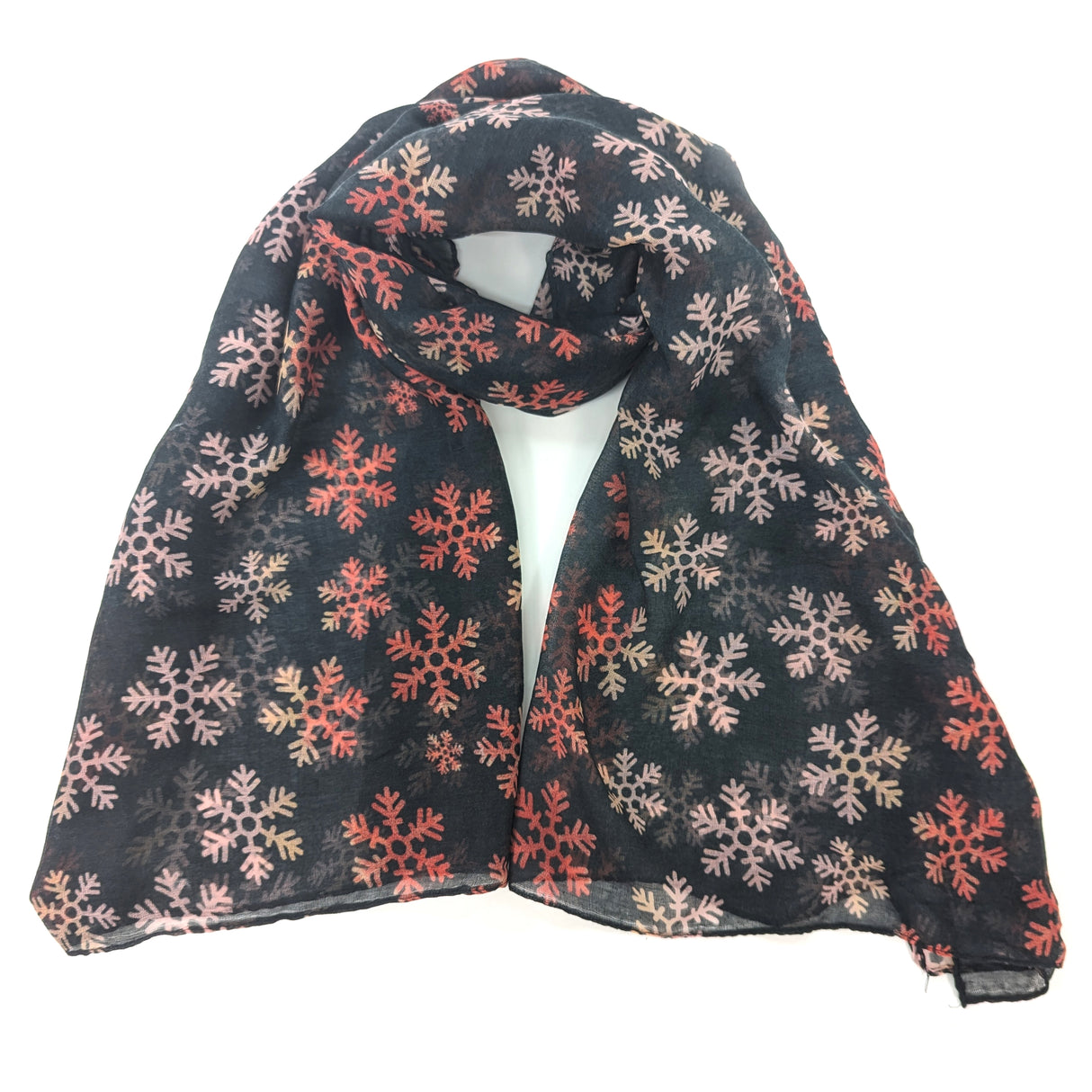 Black Ginger Passi Snowflake Scarf - Graphite Grey