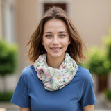 Black Ginger Pastel Dragonfly Magnetic Neck Scarf - Old Railway Line Garden Centre