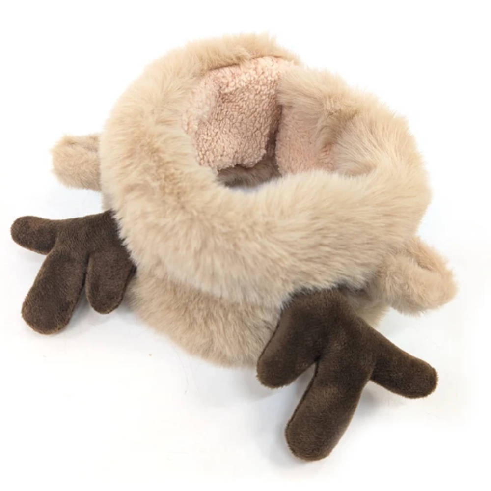 Black Ginger Reindeer Headband/Ear Muffs