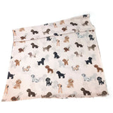 Black Ginger Lacarre - Animal Print Cats Scarf (70x180cm) - Dark Red