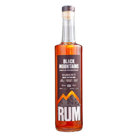 Black Mountains 70cl Hazelnut Rum - Old Railway Line Garden Centre