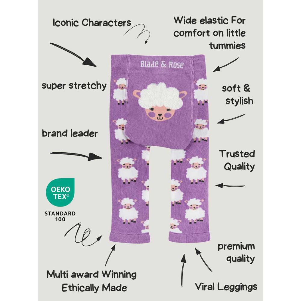 Blade & Rose Elsie the Sheep Leggings 2-3 Years