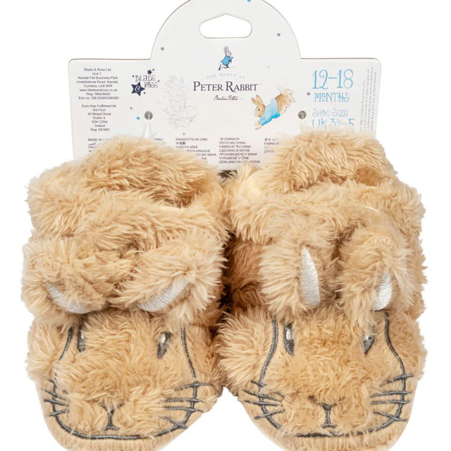 Blade & Rose Peter Rabbit Fluffy Booties 18-24 Months - Old Railway Line Garden Centre