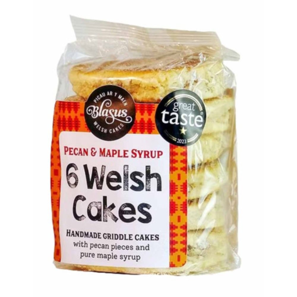 Blasus Welshcakes Peacan & Maple Syrup Pack of 6 Welshcakes - Old Railway Line Garden Centre