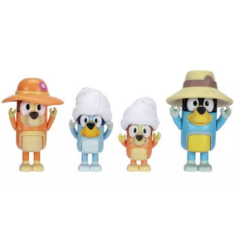 Bluey S11 Family Trip 4 Pack Figure Set