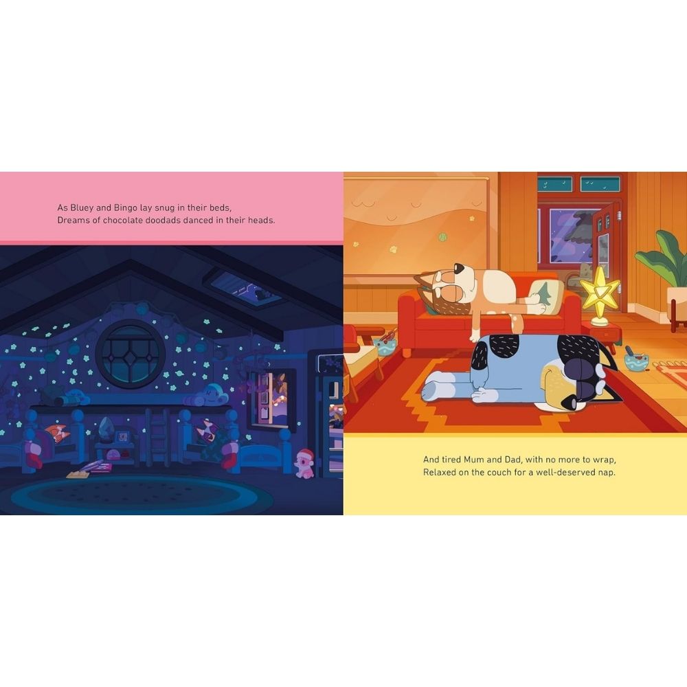 Bluey's Night Before Christmas Paperback Children's Book