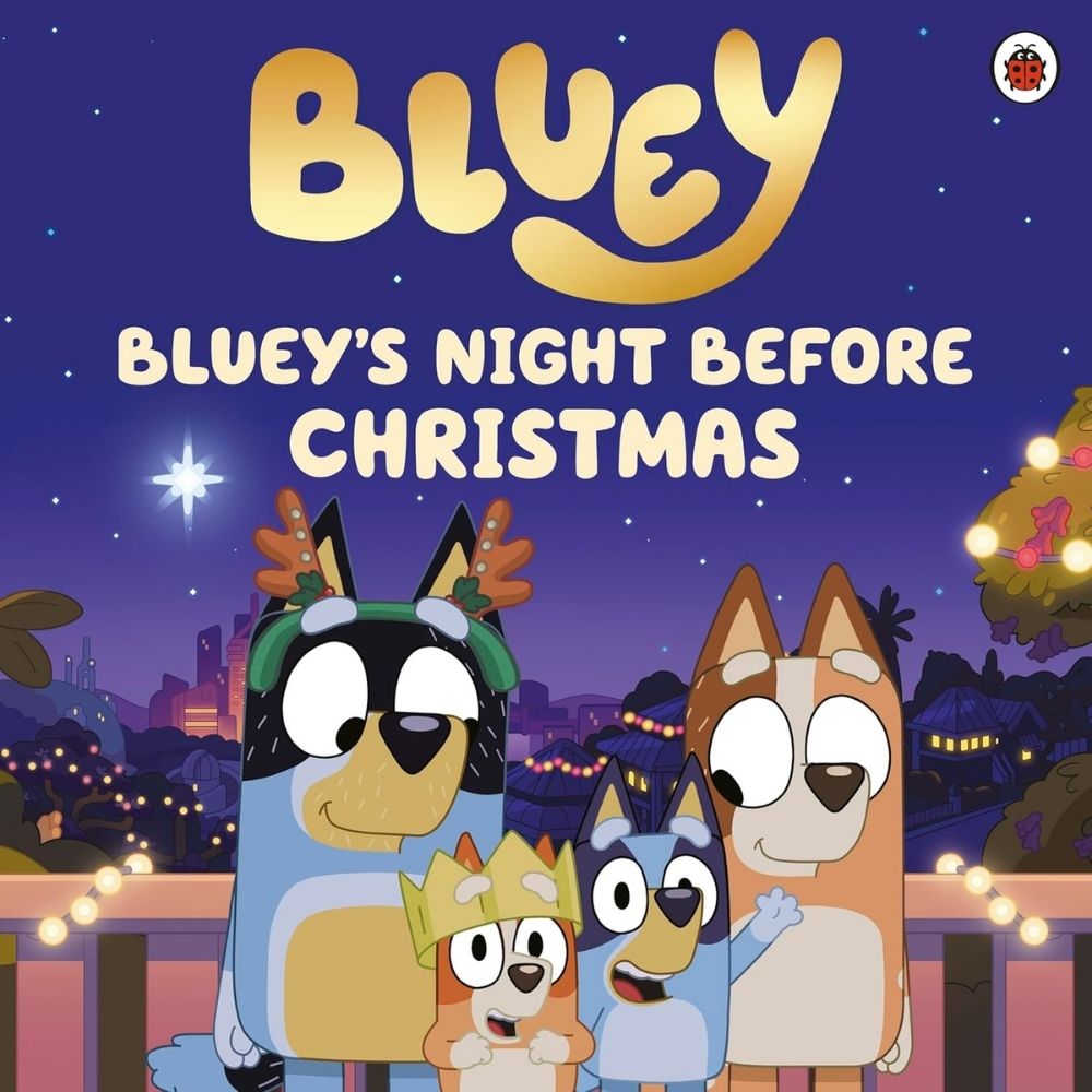 Bluey's Night Before Christmas Paperback Children's Book