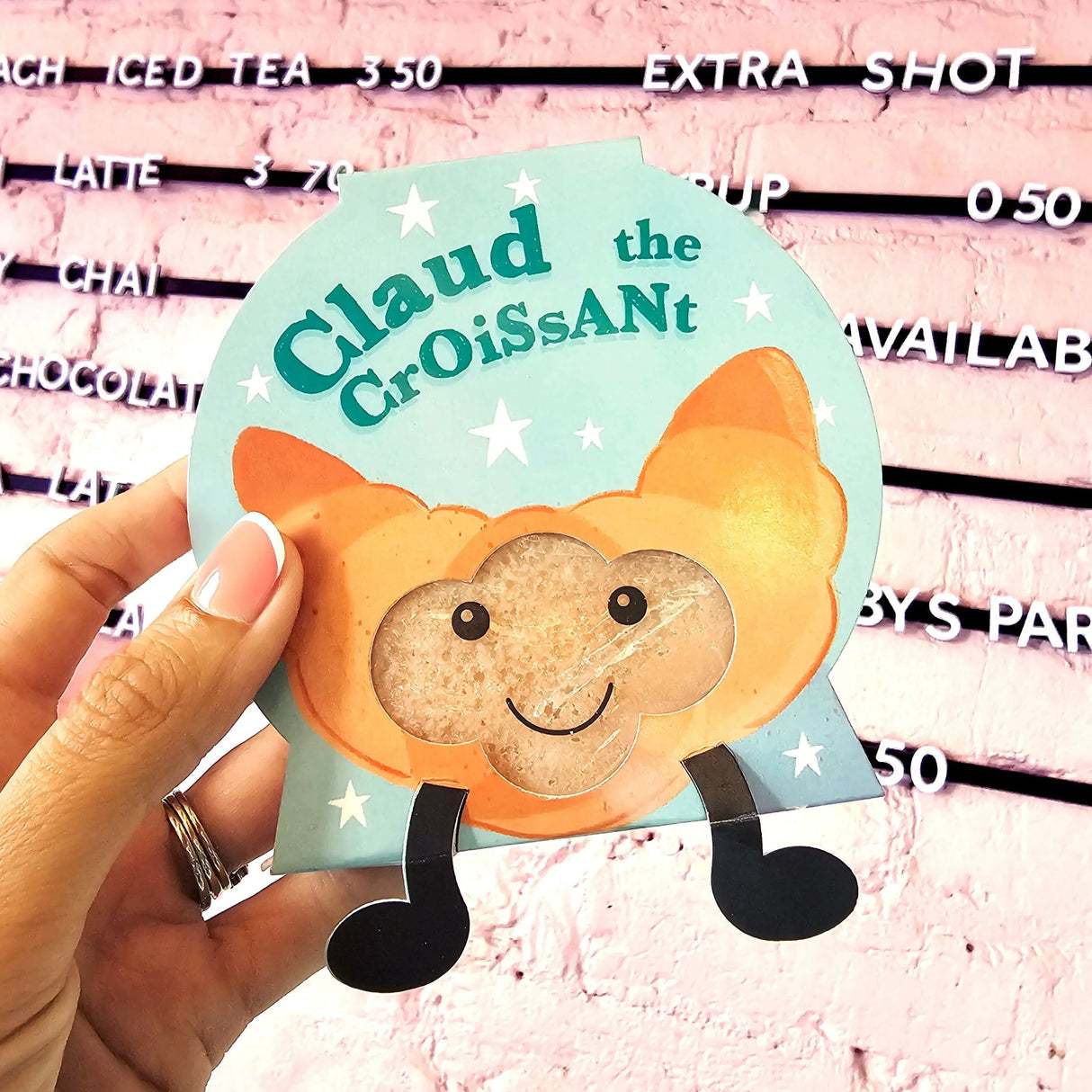 Bomb Cosmetics Claude the Croissant Buddy Buffer
