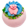 Bomb Cosmetics Piggy in a Puddle Bath Blaster - Old Railway Line Garden Centre