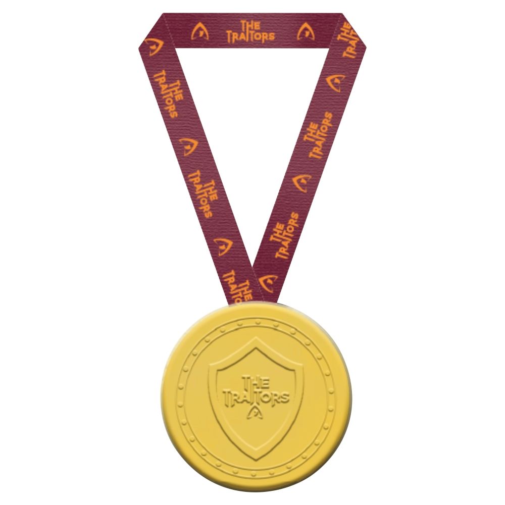 Bon Bon's 26g The Traitors Milk Chocolate Shield Medallion