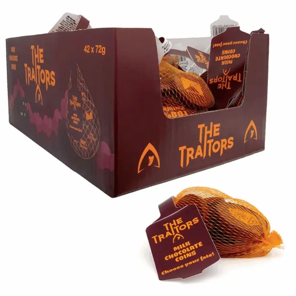 Bon Bon's 72g The Traitors Milk Chocolate Coins Net