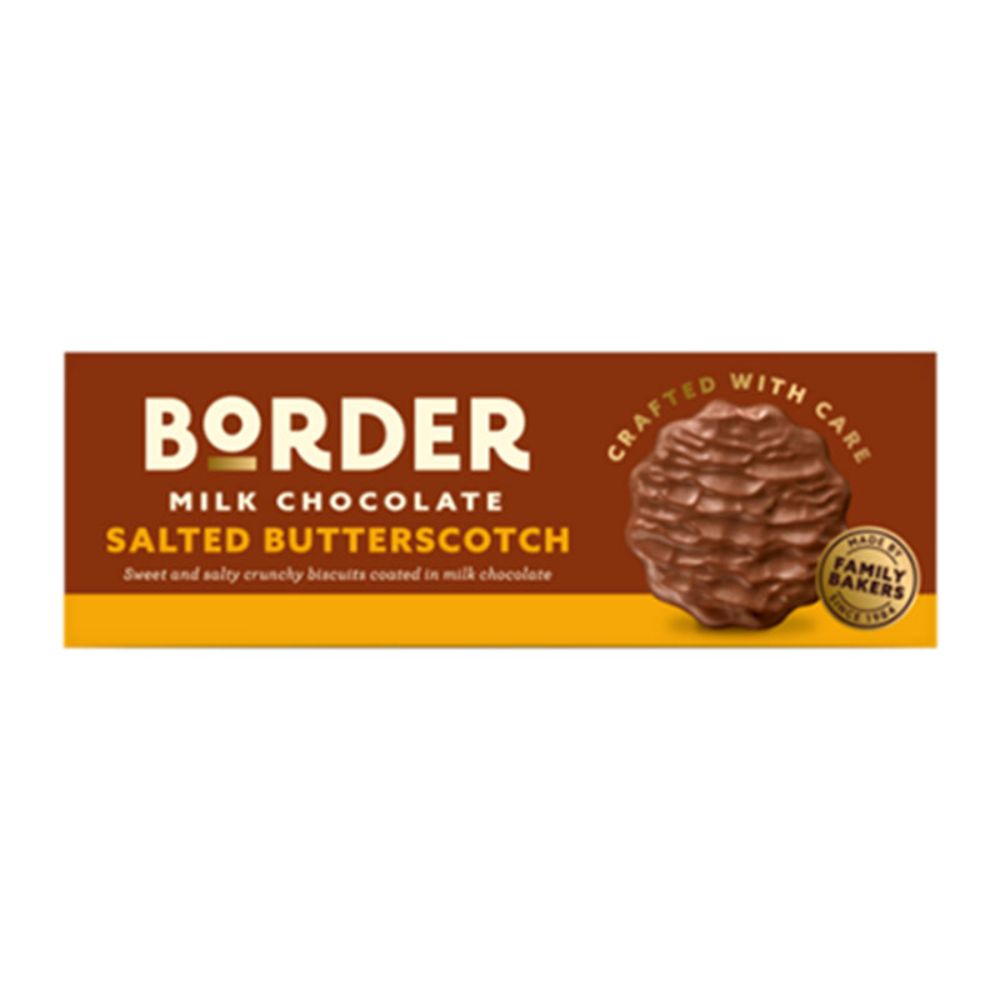Border 150g Milk Choclate Salted Butterscotch Biscuits