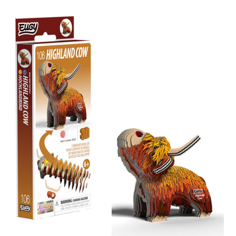 Brainstorm Toys EUGY Highland Cow 3D Model