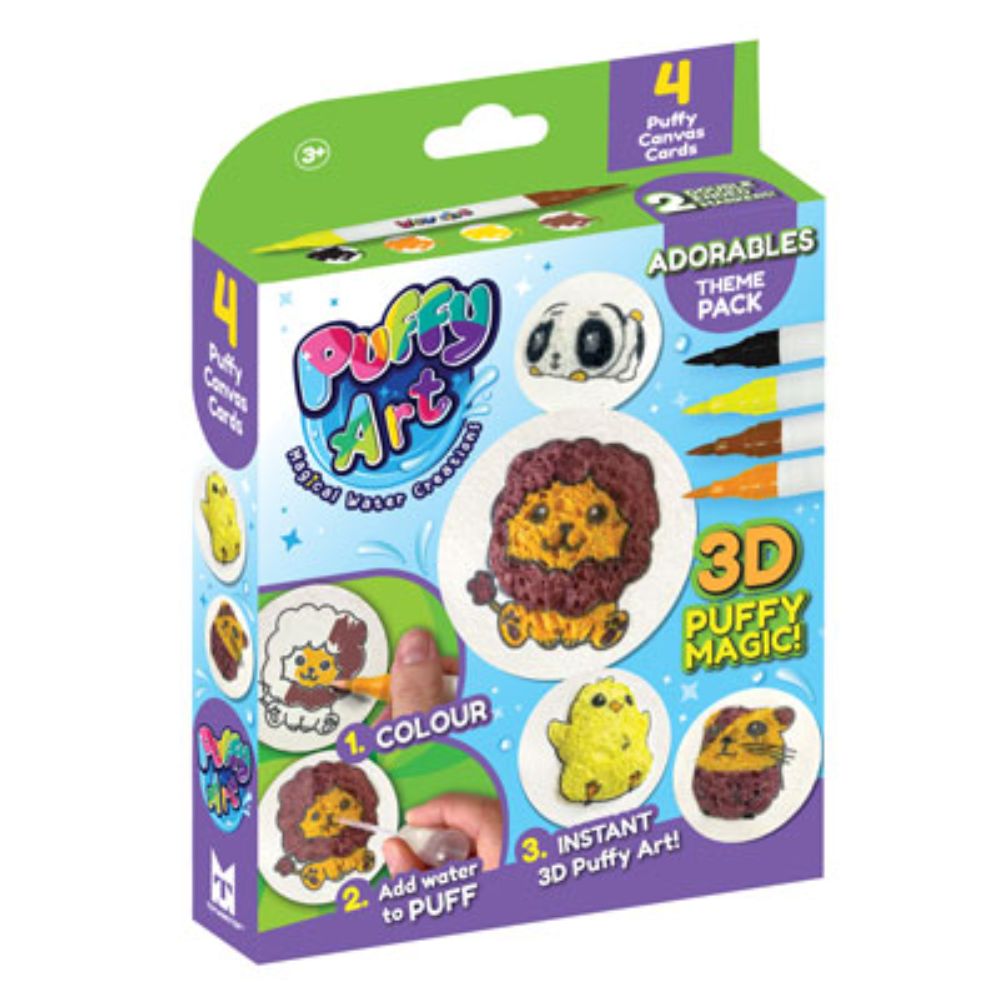 Brainstorm Toys Puffy Art Adorables Small Pack