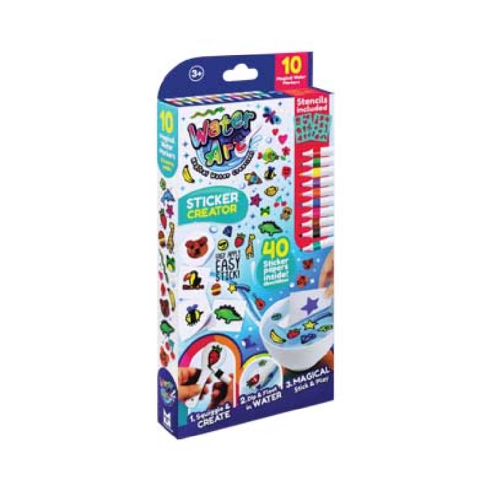 Brainstorm Water Art 10 Pack Sticker Set – Old Railway Line Garden Centre