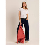 Brakeburn Agathe Embroidered T-Shirt - White - Old Railway Line Garden Centre