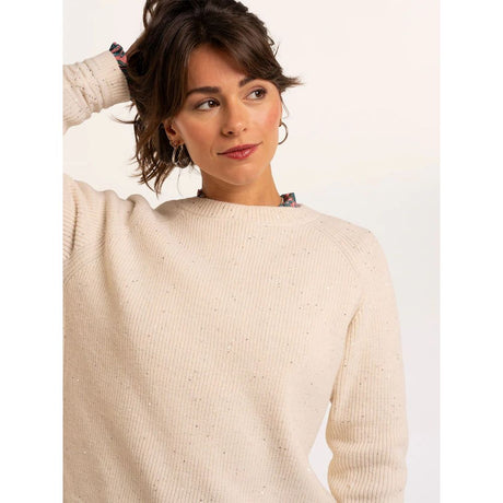 Brakeburn Alfhild Sparkle Knitted Jumper - Cream