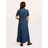 Brakeburn Apple Denim Maxi Dress - Blue