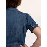 Brakeburn Apple Denim Maxi Dress - Blue
