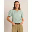Brakeburn Bruni Stripe Blouse - Green - Old Railway Line Garden Centre