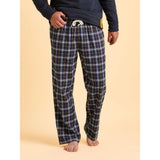 Brakeburn Chalbury Men's Checkered Pyjama Bottom - Blue