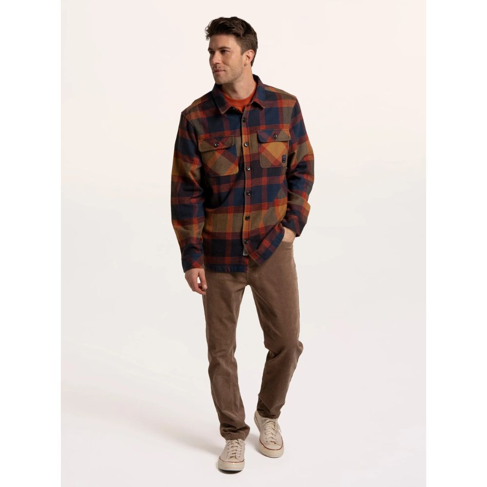 Brakeburn Checkford Check Men's Shirt - Multi