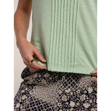 Brakeburn Collina Jersey Vest Top - Green